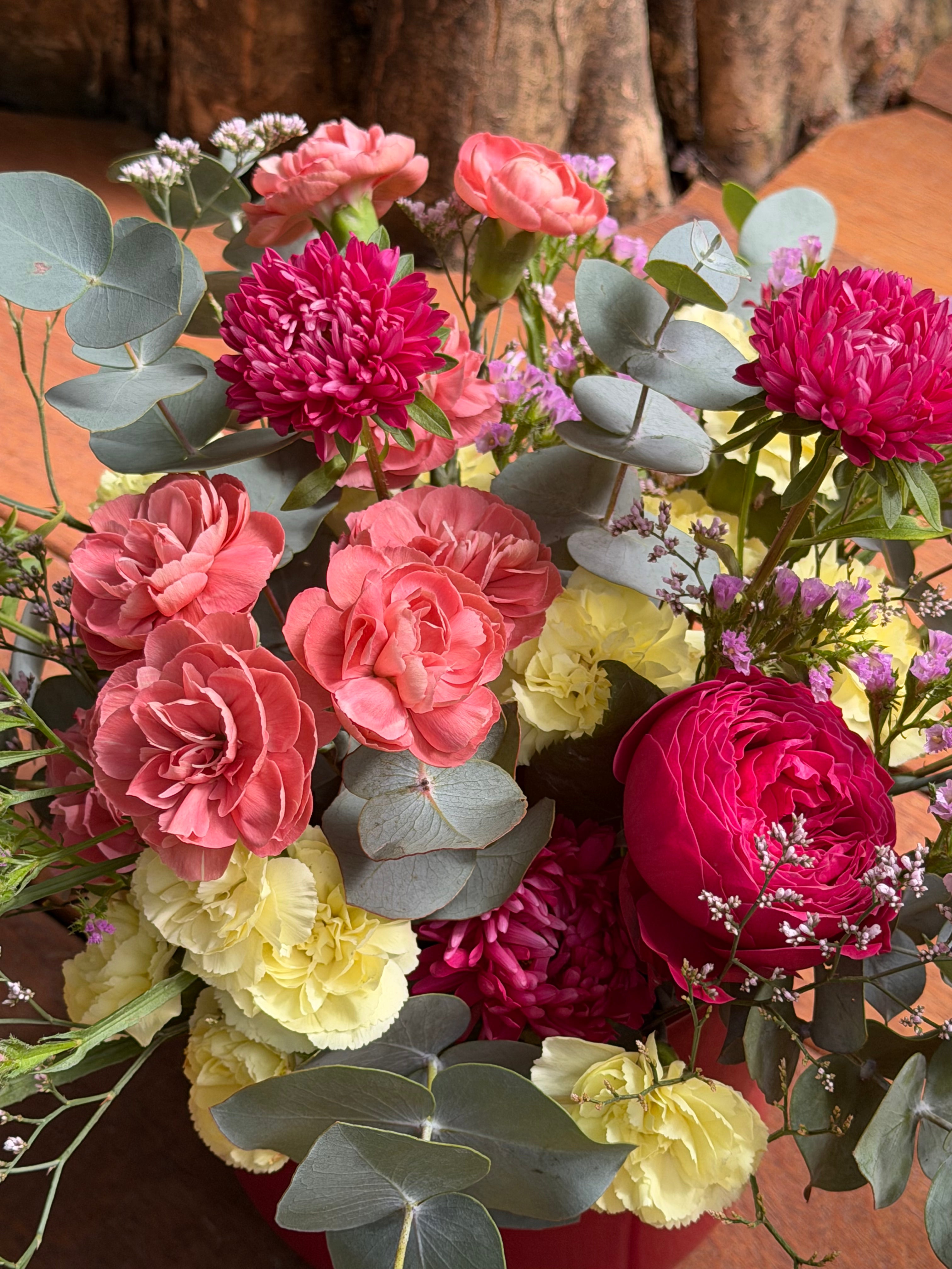 ARRANJO MIX CACHEPOT ROSA P - ENTREGA EM SÃO PAULO